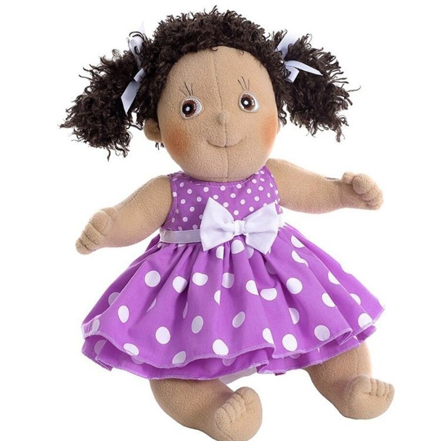 Dolls  Rubens Barn | Rubens Barn Doll 36 Cm - Rubens Kids - Clara With Purple Dress