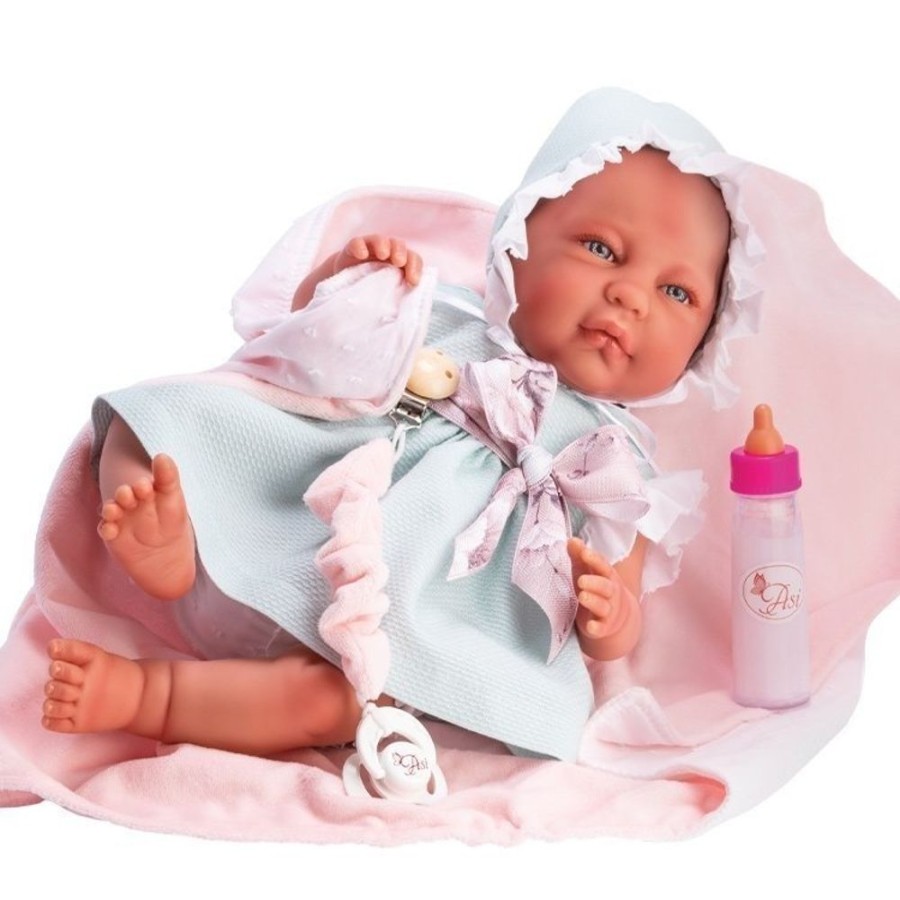 Dolls  Así | Asi Doll 46 Cm - Zoe Real Reborn Doll