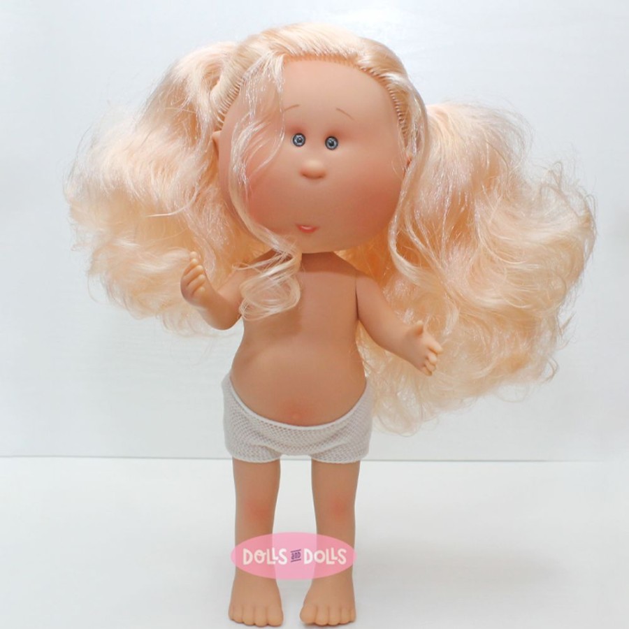 Dolls  Nines d'Onil | Nines D'Onil Doll 30 Cm - Mia With Wavy Pink Hair - Without Clothes