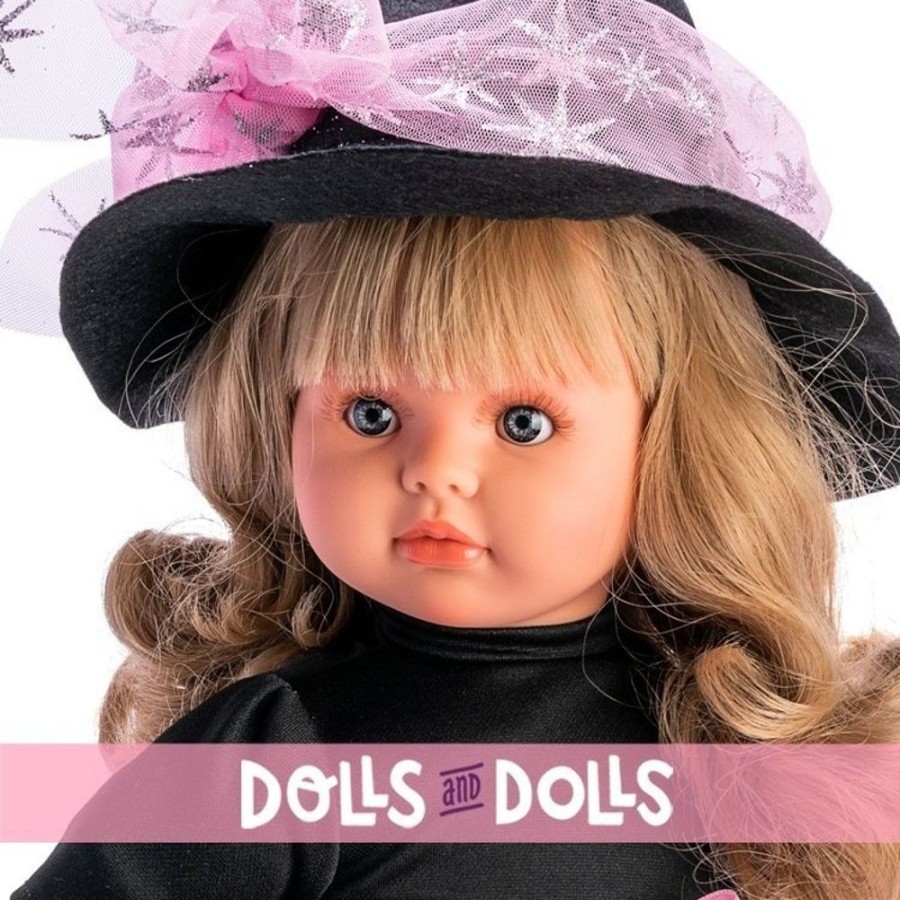 Dolls  Así | Asi Doll 57 Cm - Pepa Witch With Pink Tulle With Silver Stars