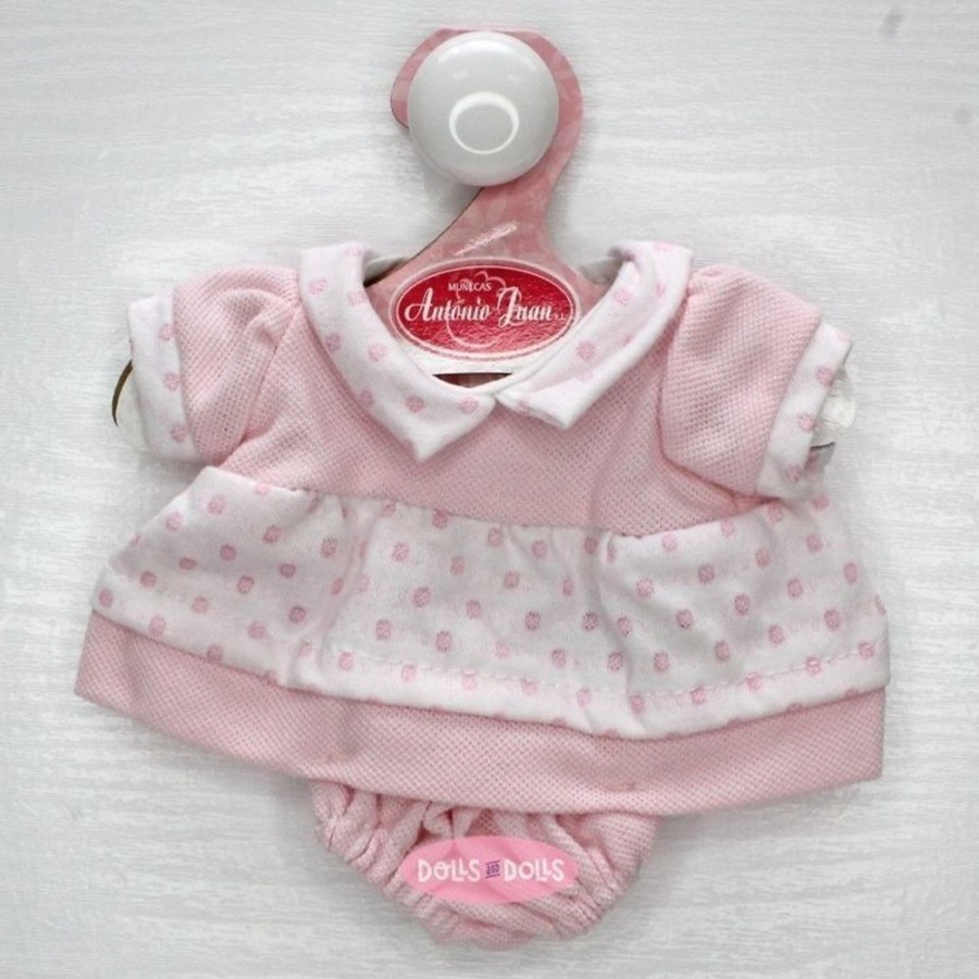 Accessories  Antonio Juan | Outfit For Antonio Juan Doll 26-27 Cm - Pink Dress With Dots