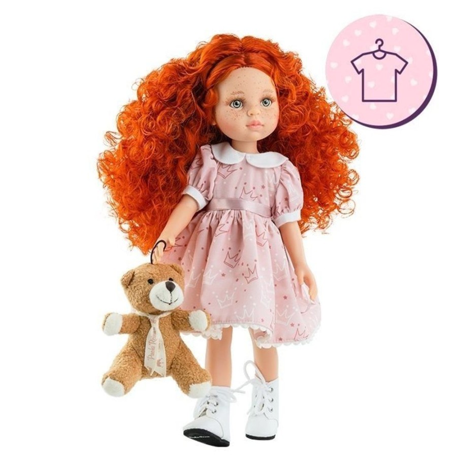 Accessories  Paola Reina | Outfit For Paola Reina Doll 32 Cm - Las Amigas - Marga - Crowns Dress