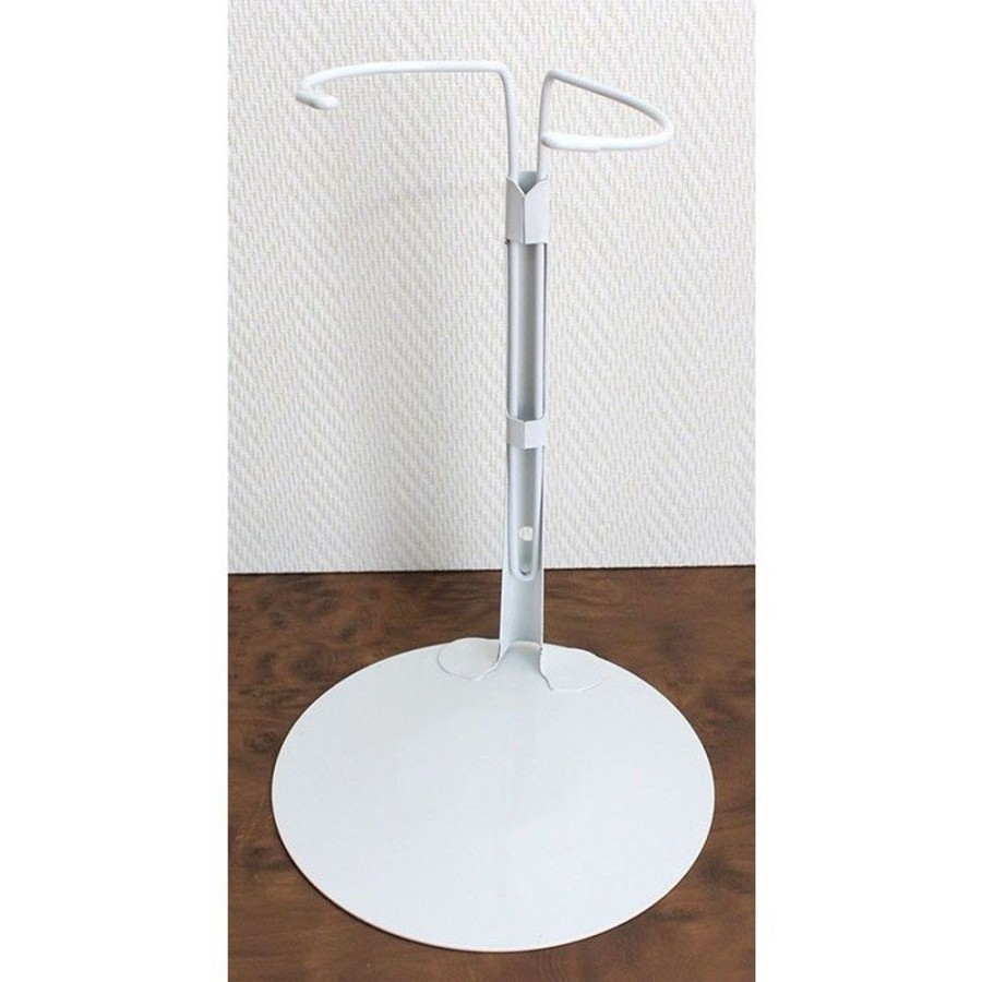 Accessories  Dolls And Dolls | Metal Doll Stand 3101 In White For Mariquita Perez Type