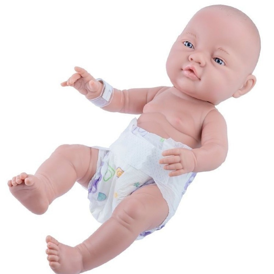 Dolls  Paola Reina | Paola Reina Doll 45 Cm - Bebita Newborn With Nappy