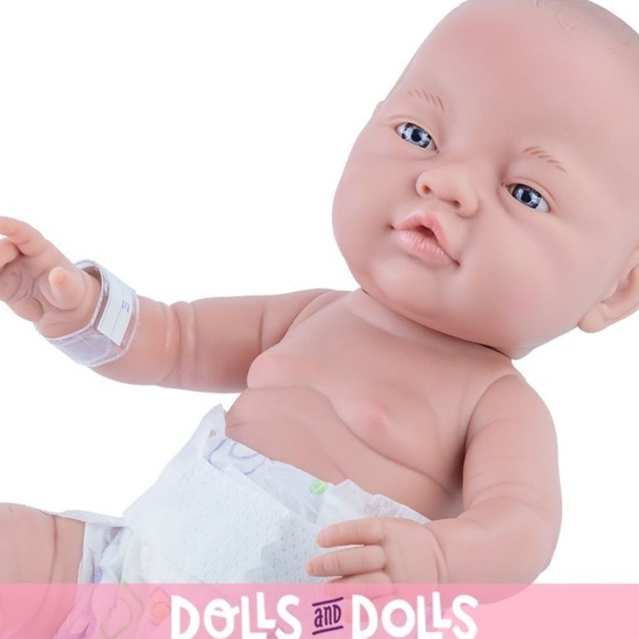 Dolls  Paola Reina | Paola Reina Doll 45 Cm - Bebita Newborn With Nappy