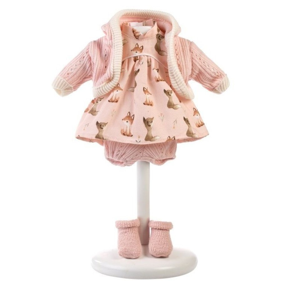 Accessories  Llorens | Clothes For Llorens Dolls 33 Cm - Set Of Foxes With Jacket And Socks