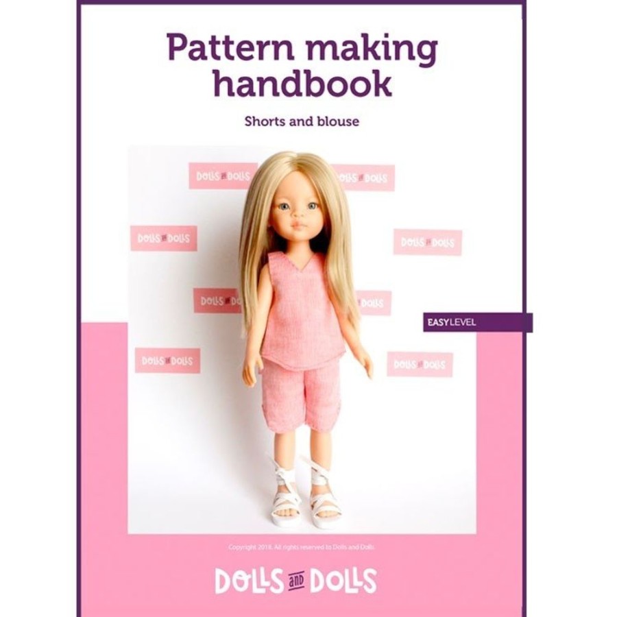 Accessories  Dolls And Dolls | Dolls And Dolls Downloadable Pattern For Las Amigas Dolls - Shorts With Blouse