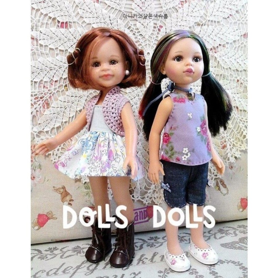 Accessories  Dolls And Dolls | Dolls And Dolls Downloadable Pattern For Las Amigas Dolls - Shorts With Blouse