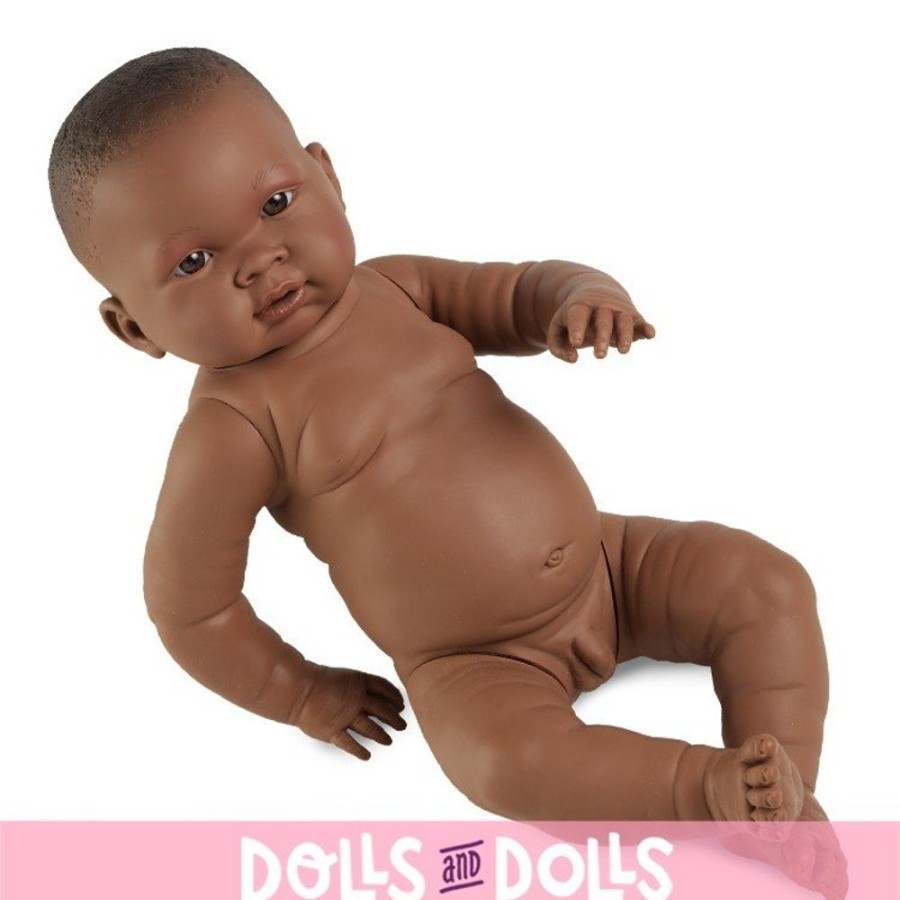 Dolls  Llorens | Llorens Doll 45 Cm - Nene African-American Without Clothes