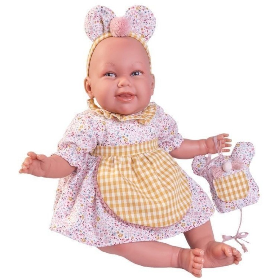 Dolls  Antonio Juan | Antonio Juan Doll 52 Cm - "Mi Primer Reborn" Martina Little Mouse With Tooth Guard