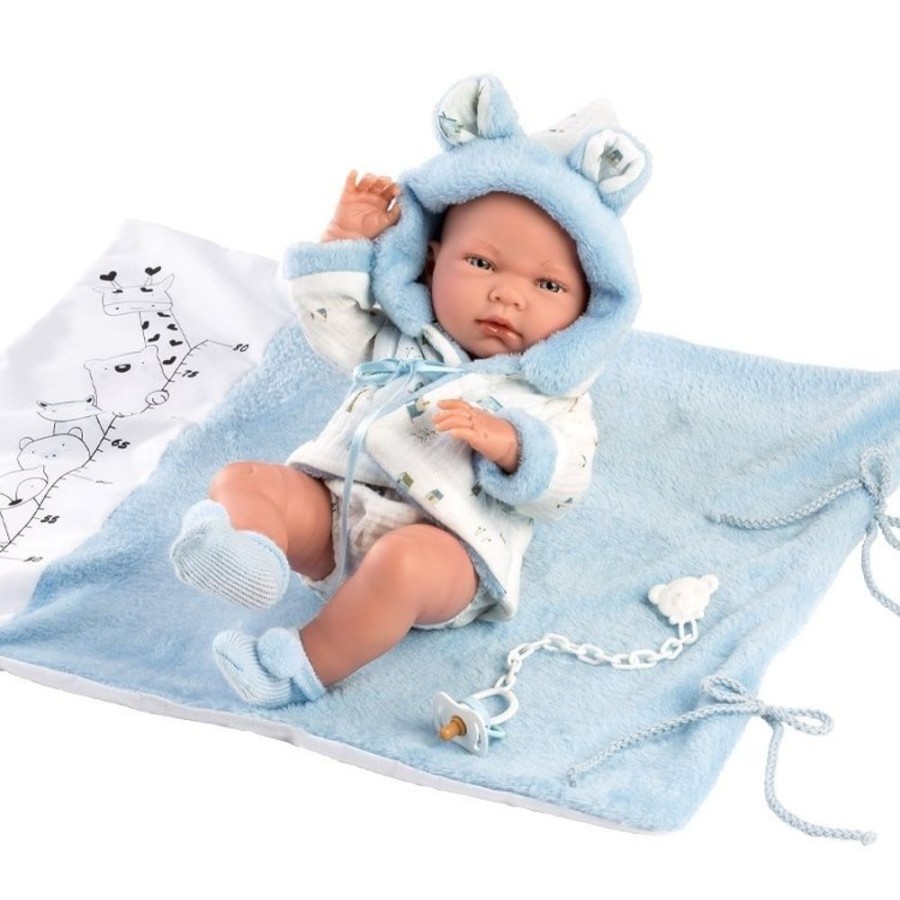 Dolls  Llorens | Llorens Doll 40 Cm - Nico Newborn With Bathroom Changer