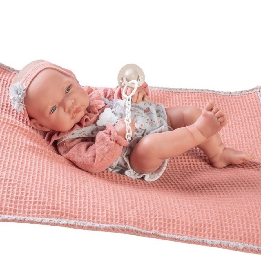 Dolls  Antonio Juan | Antonio Juan Doll 42 Cm - Newborn With Spring Blanket