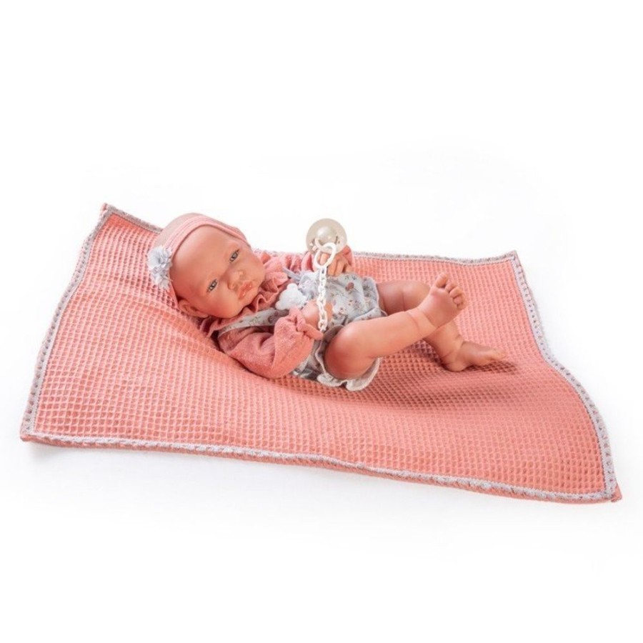 Dolls  Antonio Juan | Antonio Juan Doll 42 Cm - Newborn With Spring Blanket