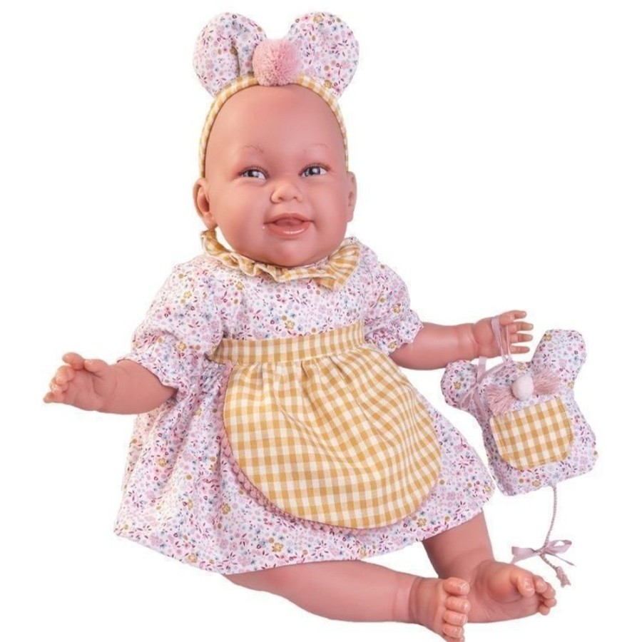 Dolls  Antonio Juan | Antonio Juan Doll 52 Cm - "Mi Primer Reborn" Martina Little Mouse With Tooth Guard