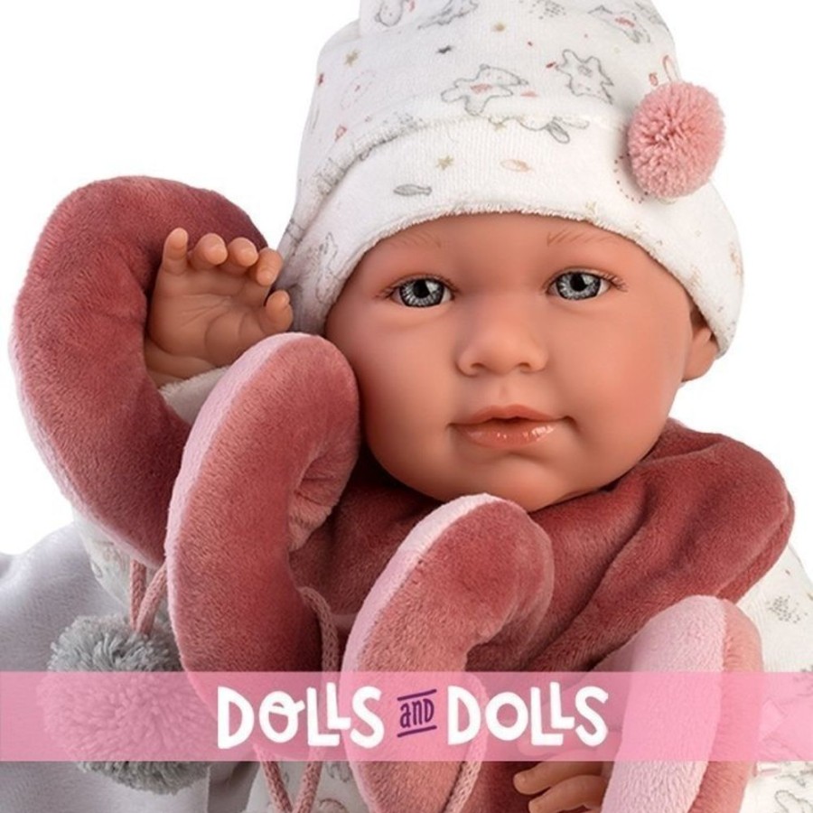 Dolls  Llorens | Llorens Doll 40 Cm - Crying Mimi Newborn With Playpen