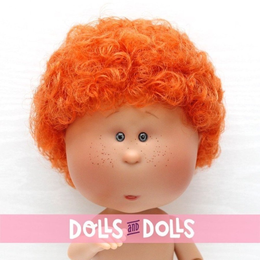 Dolls  Nines d'Onil | Nines D'Onil Doll 30 Cm - Mio Articulated - Mio Redhead With Curly Hair - Without Clothes