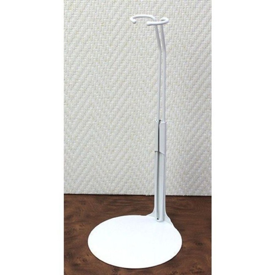 Accessories  Dolls And Dolls | Metal Doll Stand 2201 In White For Barbie Type