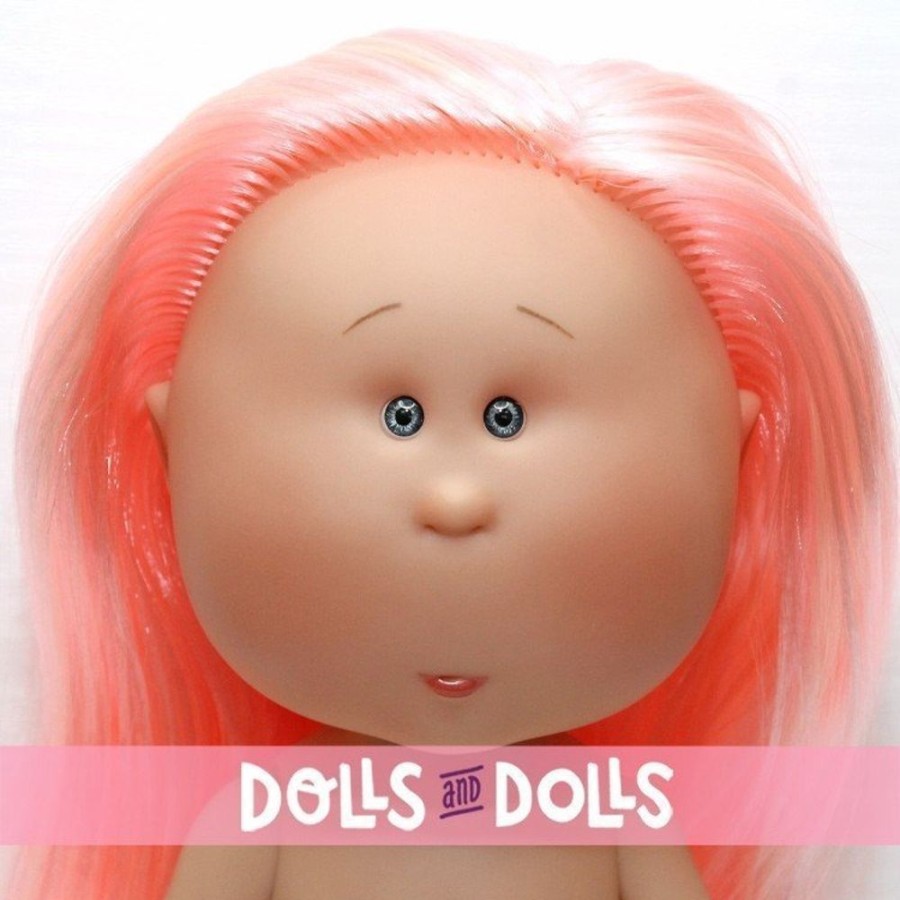 Dolls  Nines d'Onil | Nines D'Onil Doll 30 Cm - Mia Articulated - Mia With Pink Straight Hair - Without Clothes