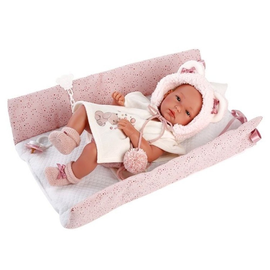 Dolls  Llorens | Llorens Doll 35 Cm - Bimba Bathroom With Changing Mat