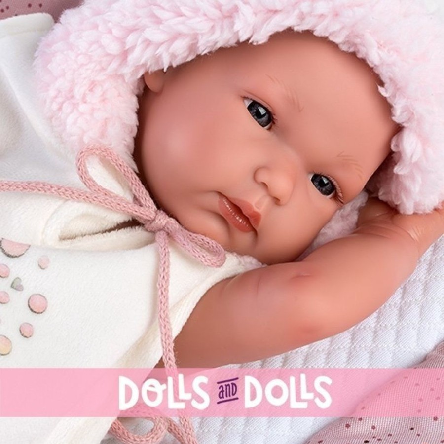 Dolls  Llorens | Llorens Doll 35 Cm - Bimba Bathroom With Changing Mat