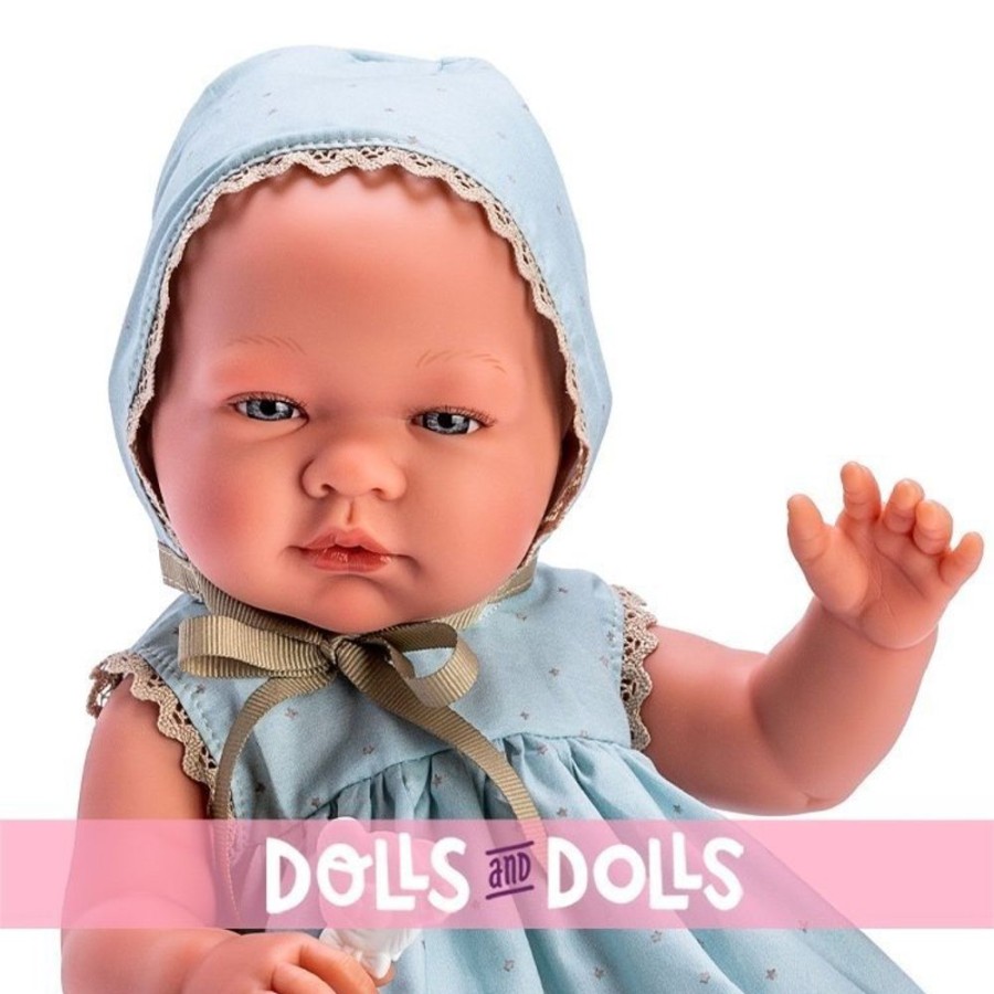 Dolls  Así | Asi Doll 43 Cm - Maria In A Star Dress With Blue Background