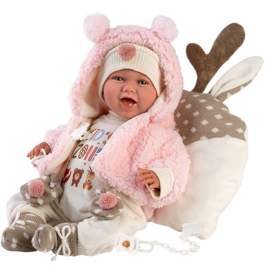 Dolls  Llorens | Llorens Doll 40 Cm - Newborn Mimi Smiles "Kid´S Zone"