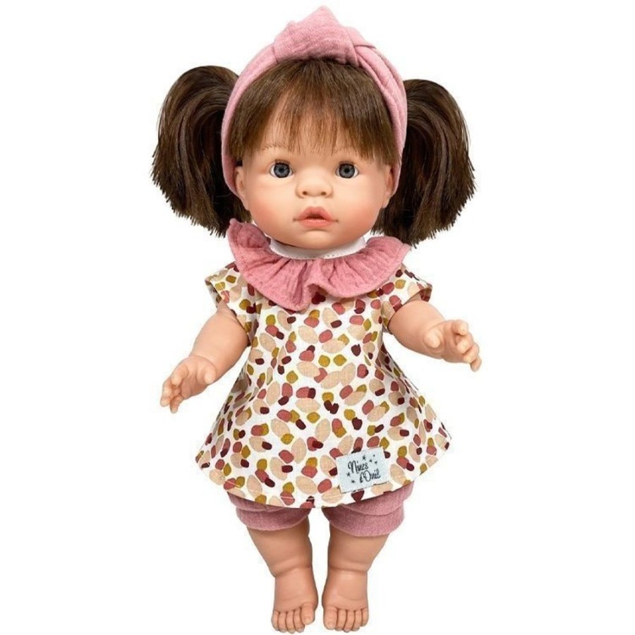 Dolls  Nines d'Onil | Nines D'Onil Doll 37 Cm - Joy Brunette Girl With Pigtails