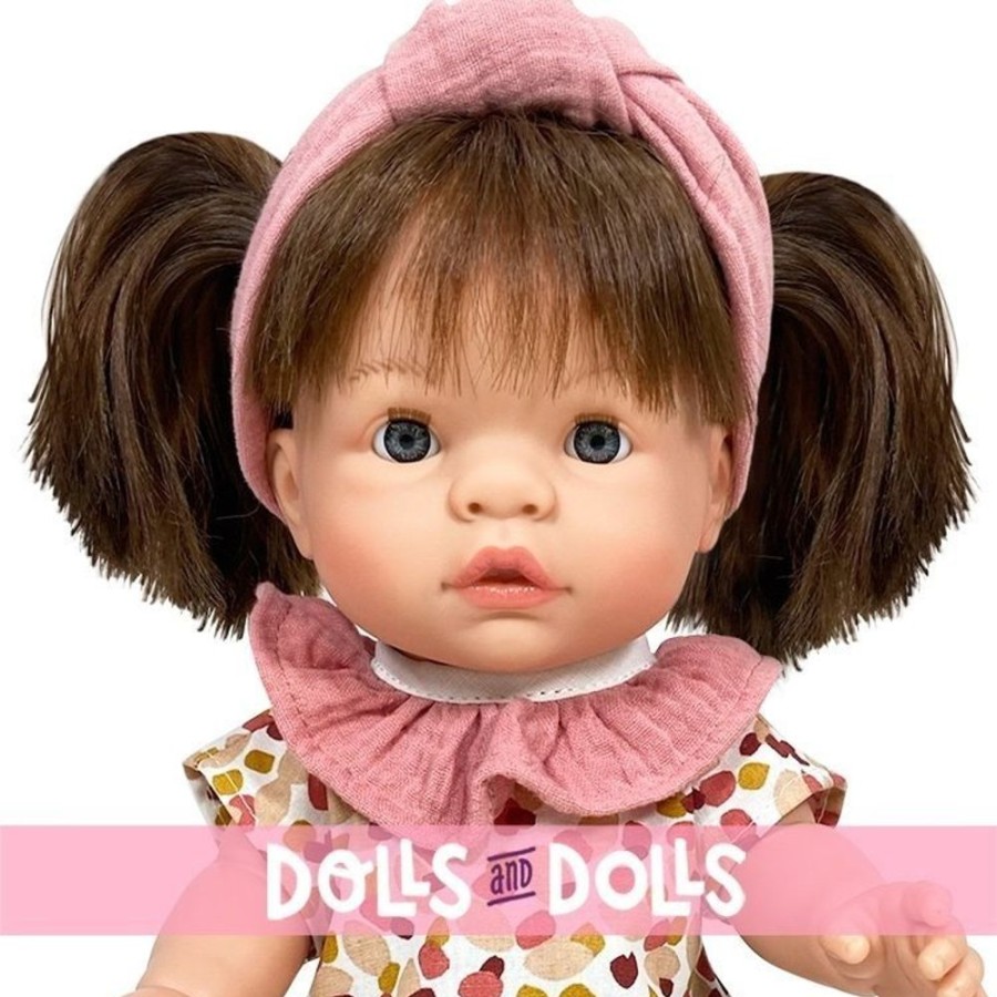 Dolls  Nines d'Onil | Nines D'Onil Doll 37 Cm - Joy Brunette Girl With Pigtails