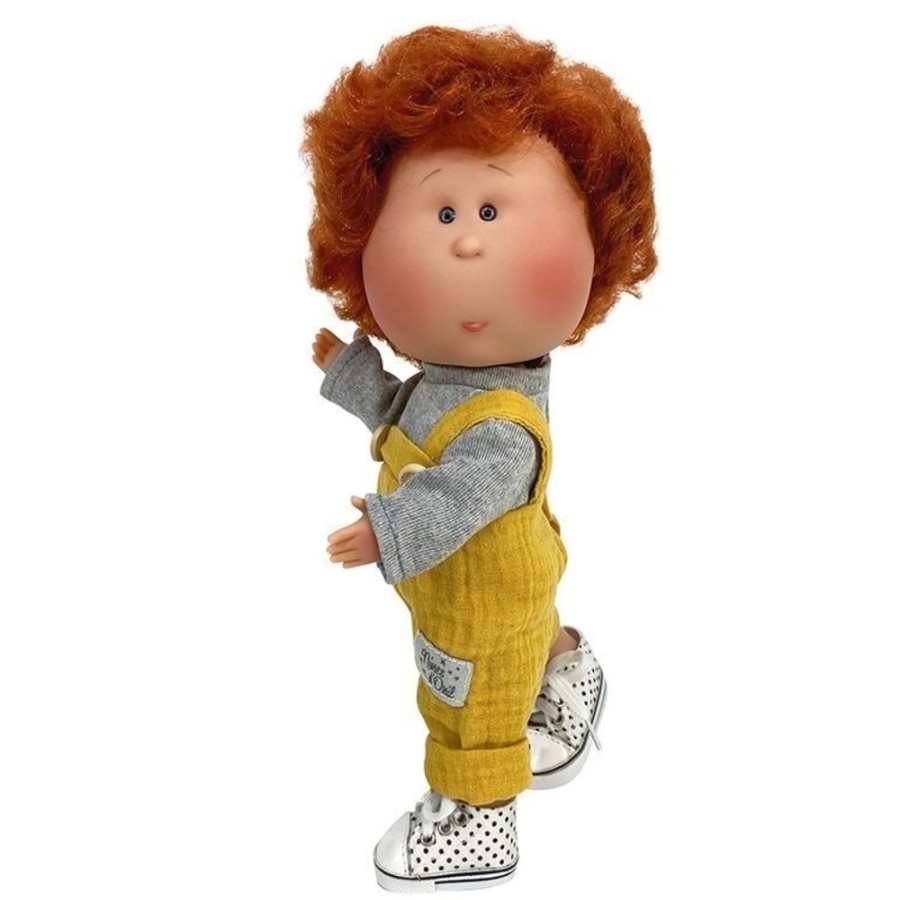 Dolls  Nines d'Onil | Nines D'Onil Doll 30 Cm - Mio Redhead With Wavy Hair And Mustard Outfit