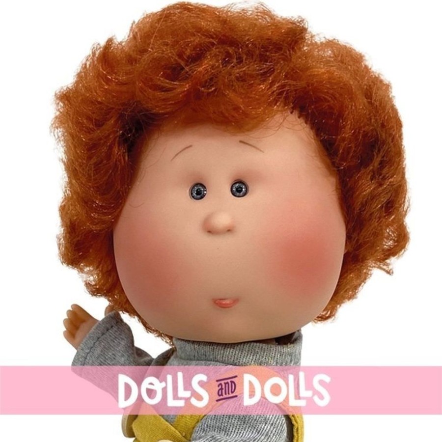 Dolls  Nines d'Onil | Nines D'Onil Doll 30 Cm - Mio Redhead With Wavy Hair And Mustard Outfit