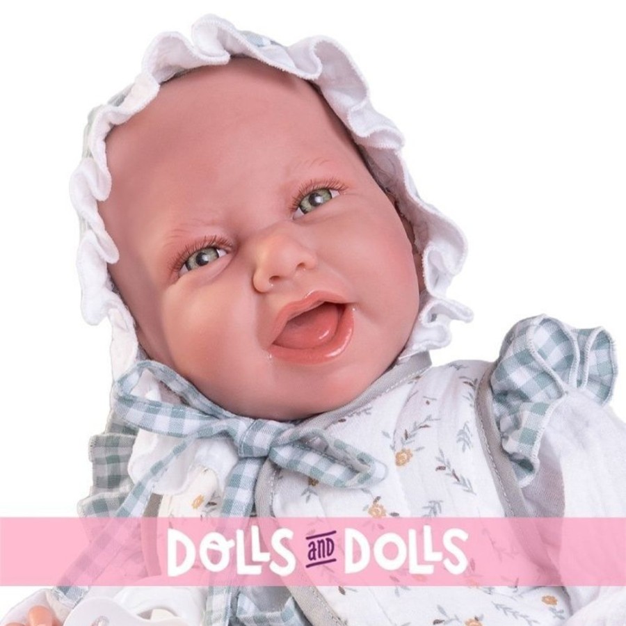 Dolls Antonio Juan | Antonio Juan Doll 42 Cm - Sweet Reborn Carla With Hood And Starry Cushion