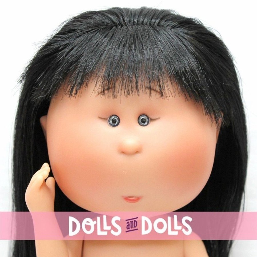 Dolls  Nines d'Onil | Nines D'Onil Doll 30 Cm - Mia Articulated - Asian Mia With Black Straight Hair - Without Clothes