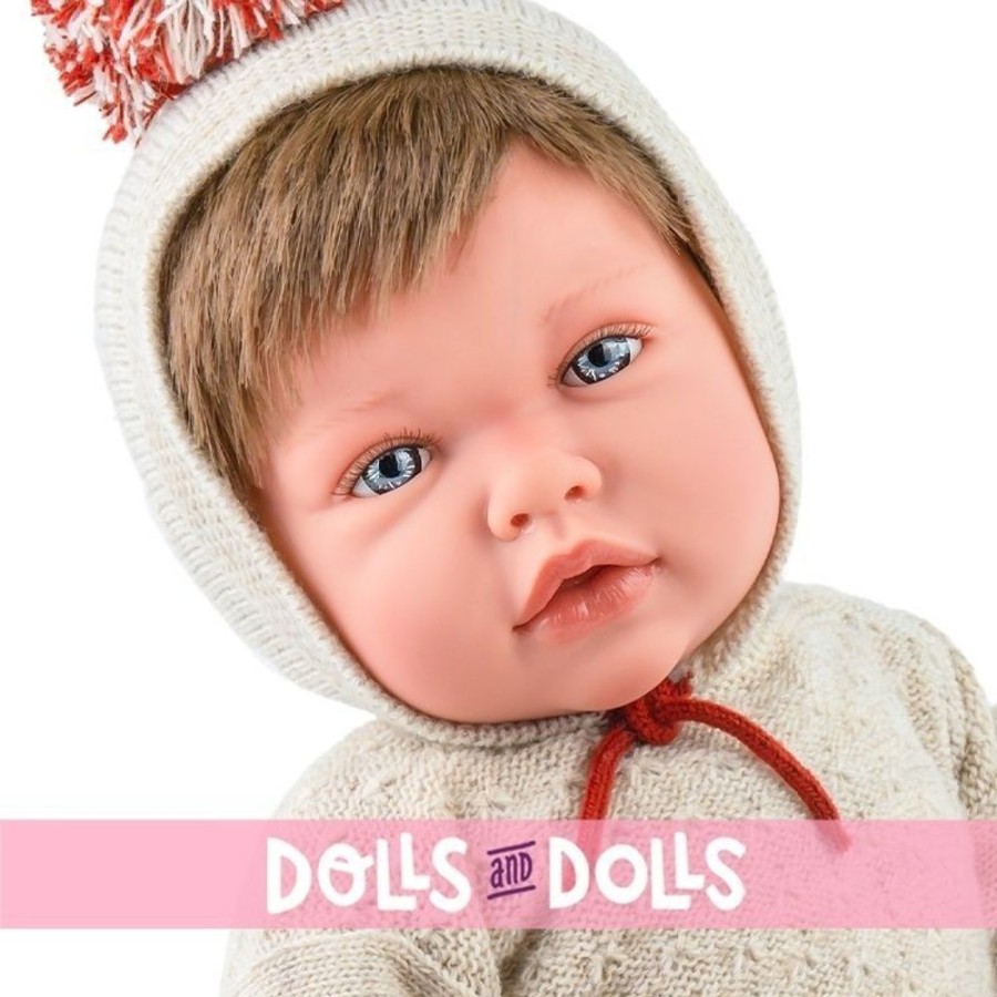 Dolls  Marina & Pau | Marina & Pau Doll 45 Cm - Newborn Luka Vintage