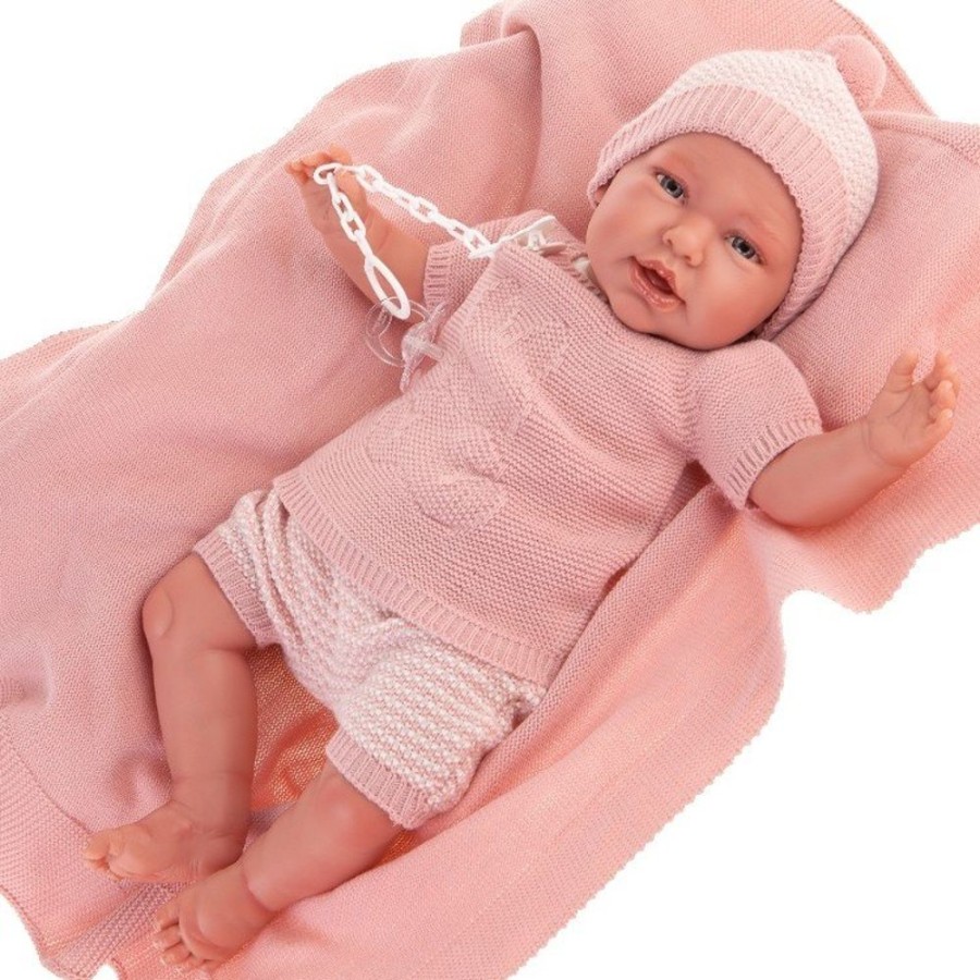 Dolls  Antonio Juan | Antonio Juan Doll 52 Cm - "Mi Primer Reborn" Daniela Blanket