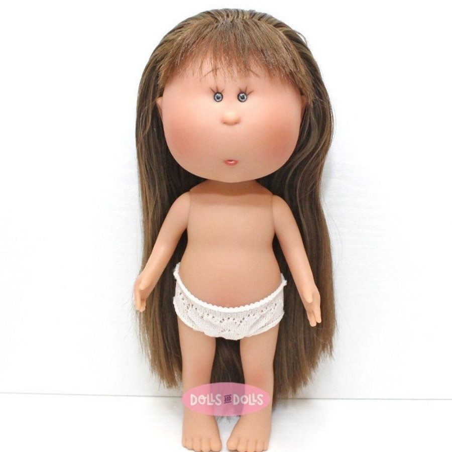 Dolls  Nines d'Onil | Nines D'Onil Doll 30 Cm - Mia Brunette With Bangs - Without Clothes