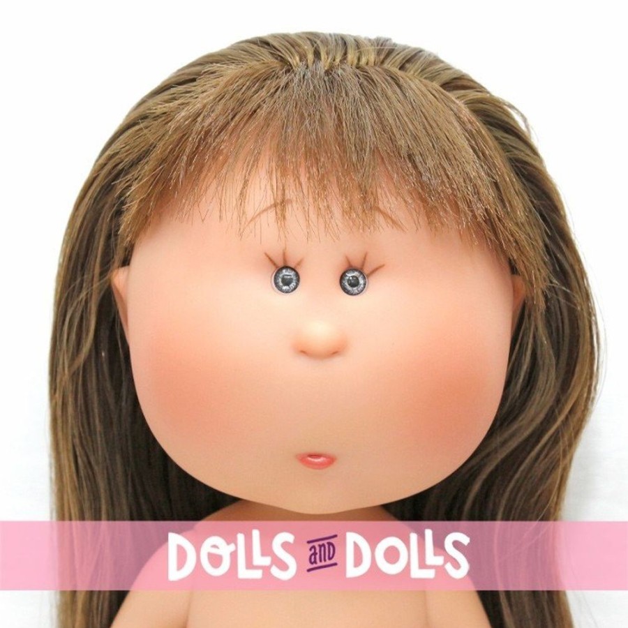 Dolls  Nines d'Onil | Nines D'Onil Doll 30 Cm - Mia Brunette With Bangs - Without Clothes