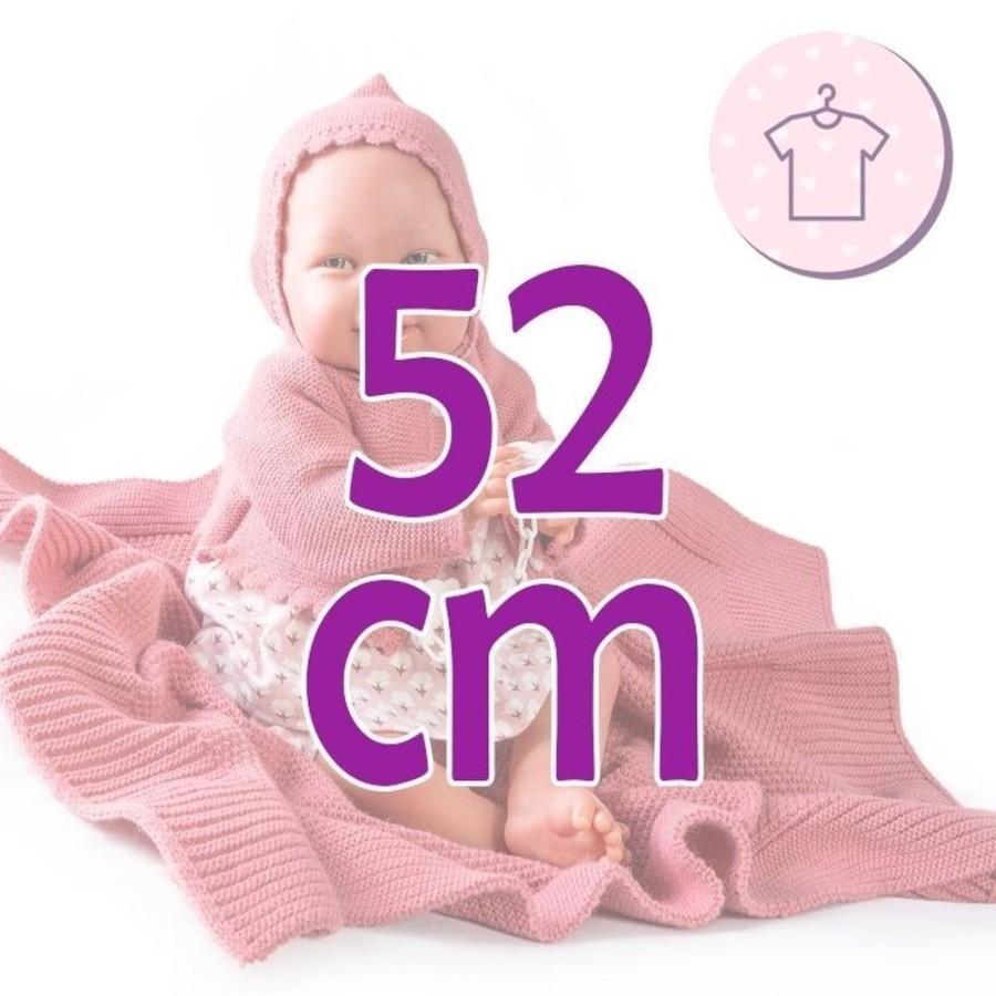 Accessories  Antonio Juan | Outfit For Antonio Juan Doll 52 Cm - Mi Primer Reborn Collection - Pink Set With Jacket And Hat