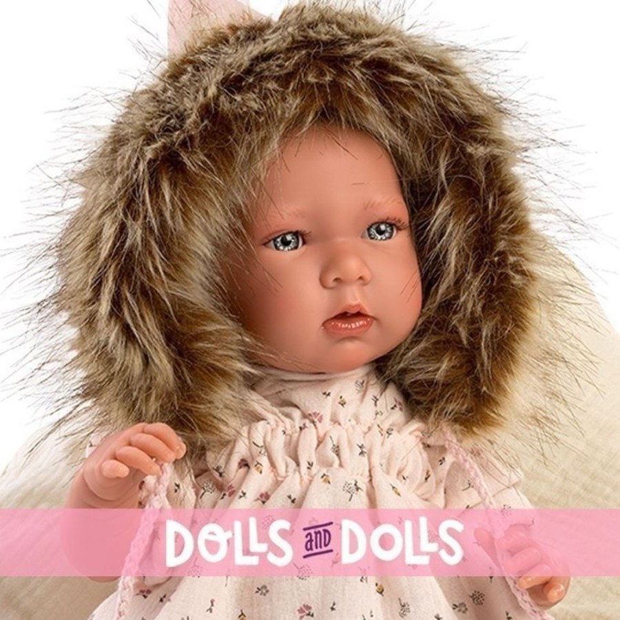 Dolls  Llorens | Llorens Doll 40 Cm - Crying Mimi Newborn With Pillow And Blanket