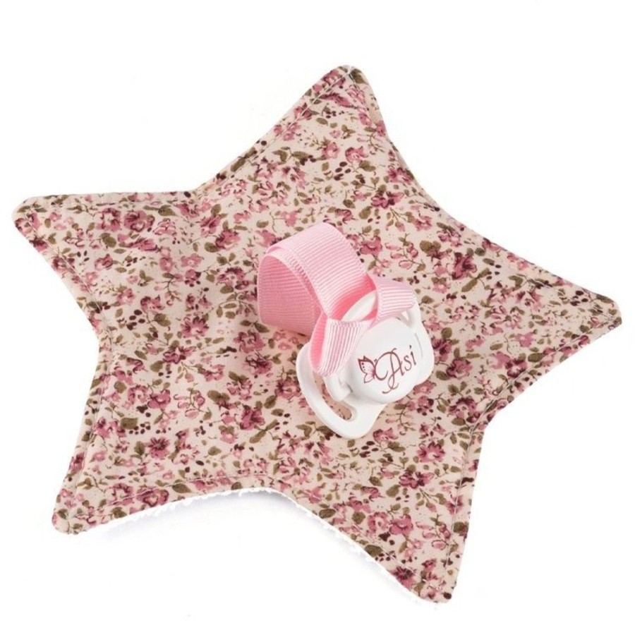 Accessories  Así | Complements For Asi Doll - Asi Dreams - Martina Collection - Doudou Star Pacifier Holder 36-46 Cm