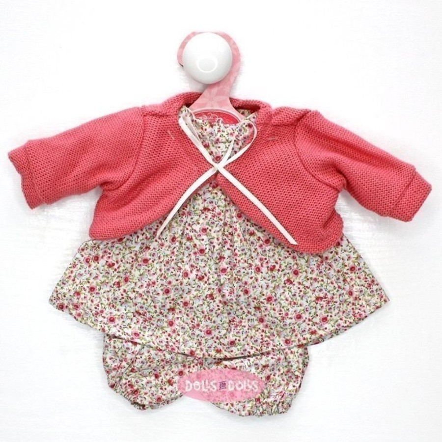 Accessories  Antonio Juan | Outfit For Antonio Juan Doll 33-34 Cm - Fuchsia Flower Set With Fuchsia Jacket