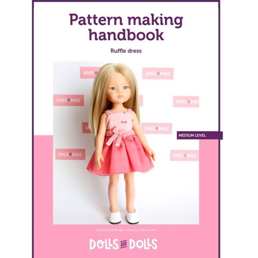 Accessories  Dolls And Dolls | Dolls And Dolls Downloadable Pattern For Las Amigas Dolls - Ruffle Dress