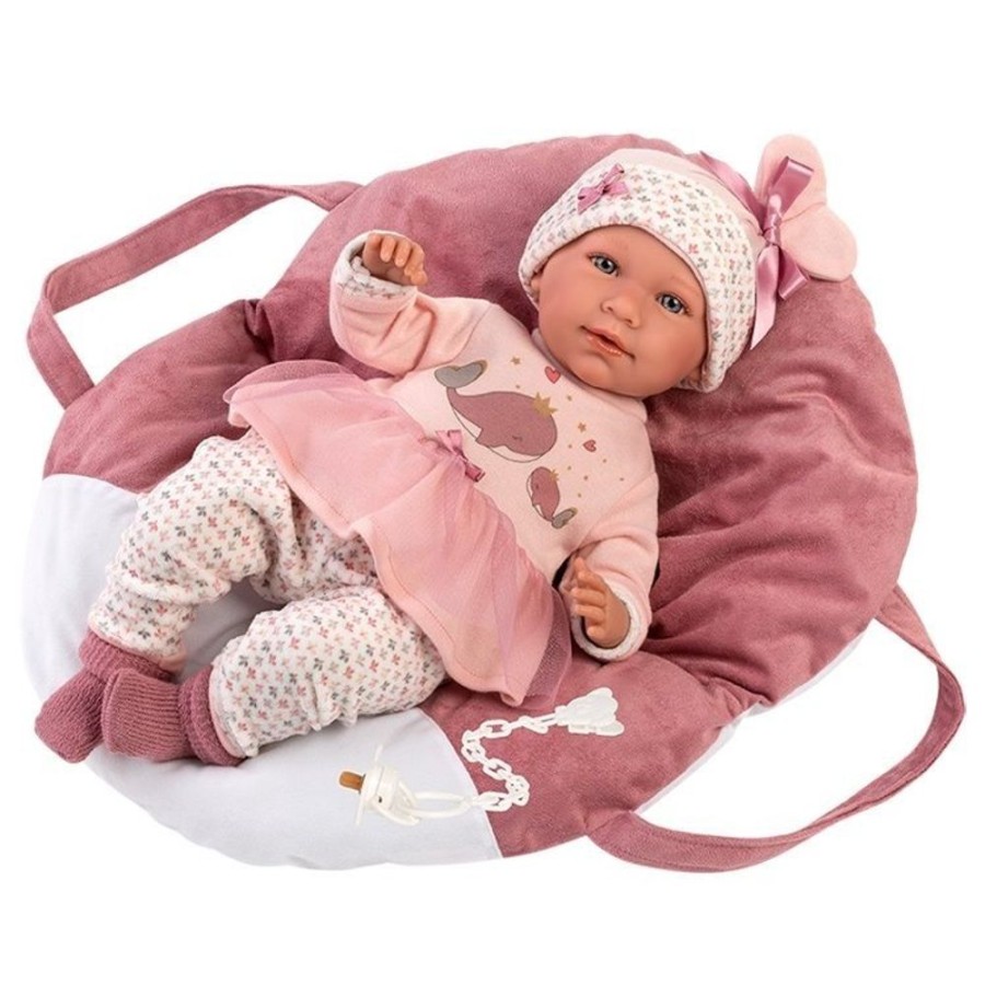 Dolls  Llorens | Llorens Doll 40 Cm - Crying Mimi Newborn With Baby Carrier