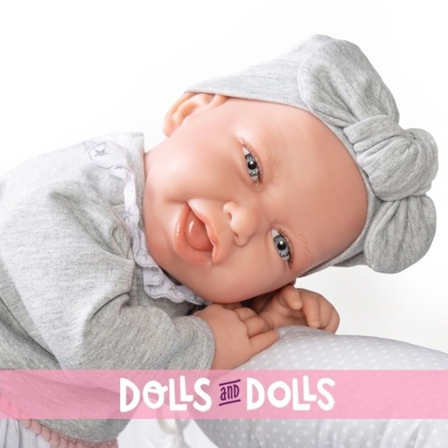 Dolls  Antonio Juan | Antonio Juan Doll 42 Cm - Newborn Carla With Cradle-Nest