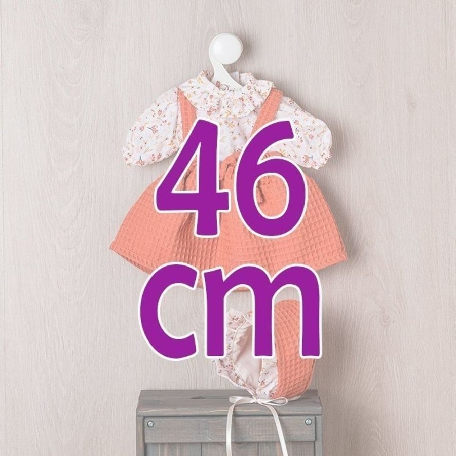 Accessories  Así | Outfit For Asi Doll 46 Cm - Floral Shirt And Skirt With Cauldron Straps For Leo Doll