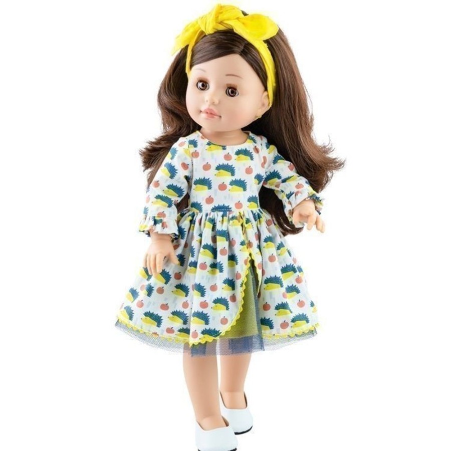 Dolls  Paola Reina | Paola Reina Doll 45 Cm - Soy Tu - Emily In A Hedgehog Dress - Soy Tu - 45 Cm - Paola Reina