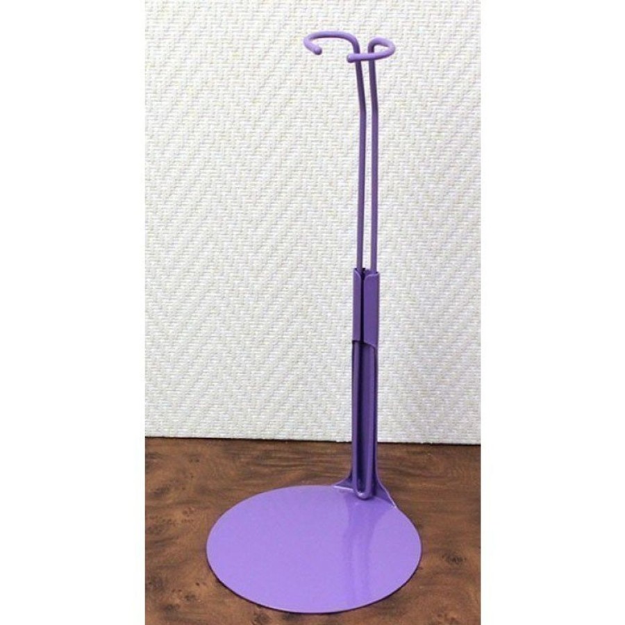 Accessories  Dolls And Dolls | Metal Doll Stand 2290 In Lilac For Barbie Type