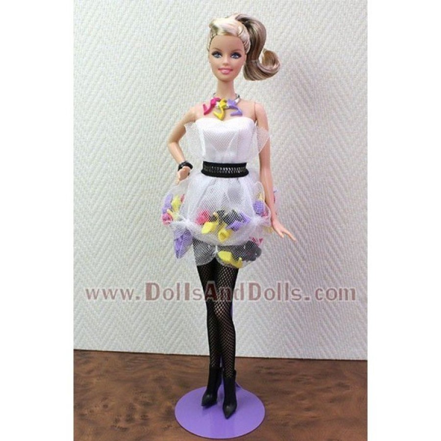 Accessories  Dolls And Dolls | Metal Doll Stand 2290 In Lilac For Barbie Type