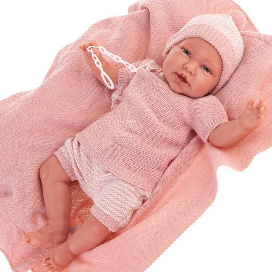 Dolls  Antonio Juan | Antonio Juan Doll 52 Cm - "Mi Primer Reborn" Daniela Blanket