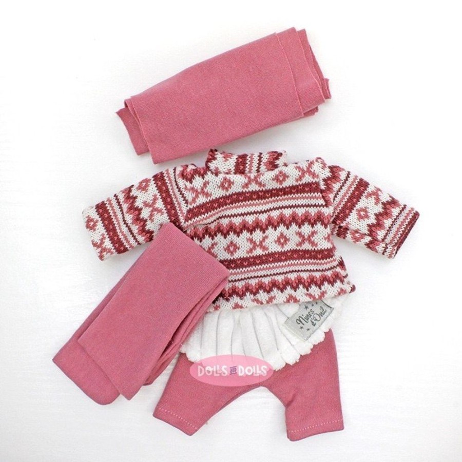 Accessories  Nines d'Onil | Clothes For Nines D'Onil Dolls 30 Cm - Mia - Winter Valance Set With Headband