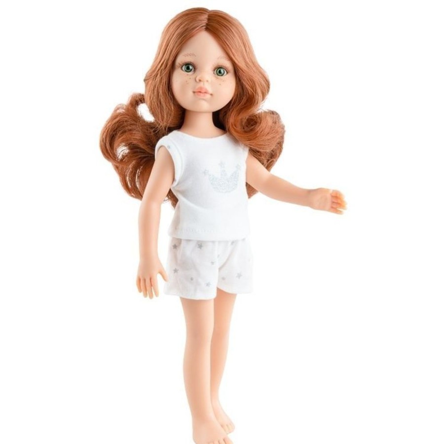 Dolls  Paola Reina | Paola Reina Doll 32 Cm - Las Amigas - Cristi Pyjamas With Wavy Hair